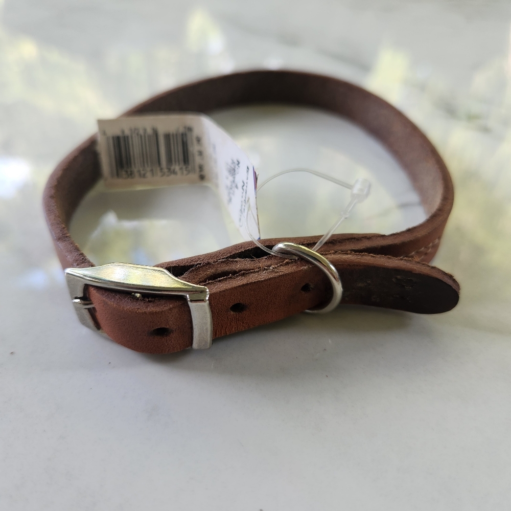 16 inch leather collar